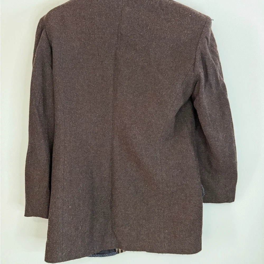 Eisen Atelier Patchwork wool blend Blazer neutral colorway in size medium - Picture 6 of 12